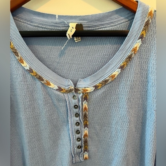 Free People Thermal Henley Top - Picture 4 of 16